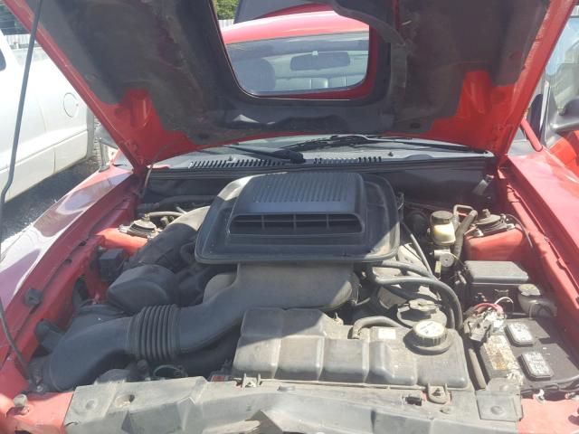 1FAFP42R33F408976 - 2003 FORD MUSTANG MA RED photo 7