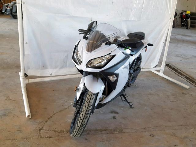 JKAEX8A16FDA20985 - 2015 KAWASAKI EX300 A WHITE photo 2