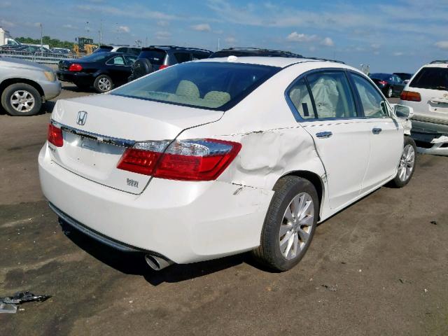 1HGCR2F84FA052473 - 2015 HONDA ACCORD EXL WHITE photo 4