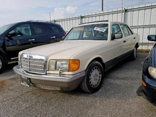 WDBCA35D2HA315703 - 1987 MERCEDES-BENZ 420 SEL TAN photo 2