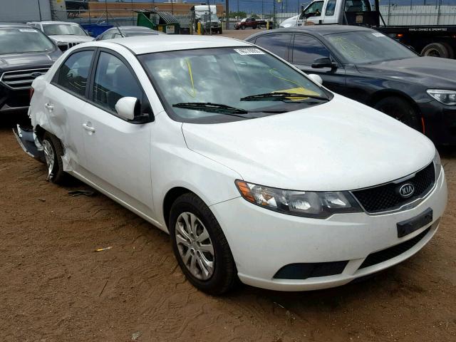 KNAFU4A21A5066175 - 2010 KIA FORTE EX WHITE photo 1