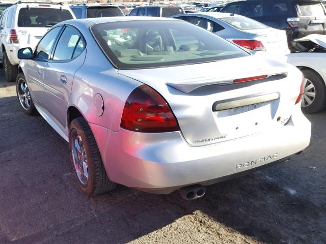 2G2WR544341159670 - 2004 PONTIAC GRAND PRIX GRAY photo 3