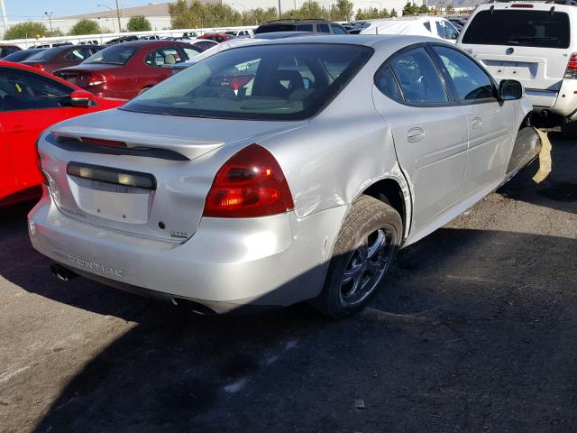 2G2WR544341159670 - 2004 PONTIAC GRAND PRIX GRAY photo 4