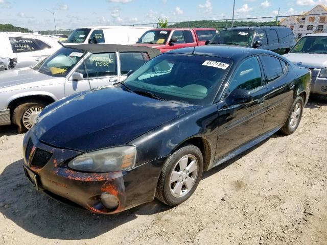 2G2WP522451317796 - 2005 PONTIAC GRAND PRIX BLACK photo 2
