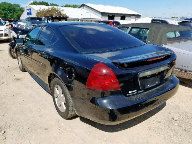 2G2WP522451317796 - 2005 PONTIAC GRAND PRIX BLACK photo 3