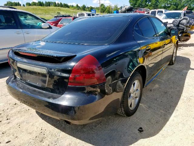 2G2WP522451317796 - 2005 PONTIAC GRAND PRIX BLACK photo 4