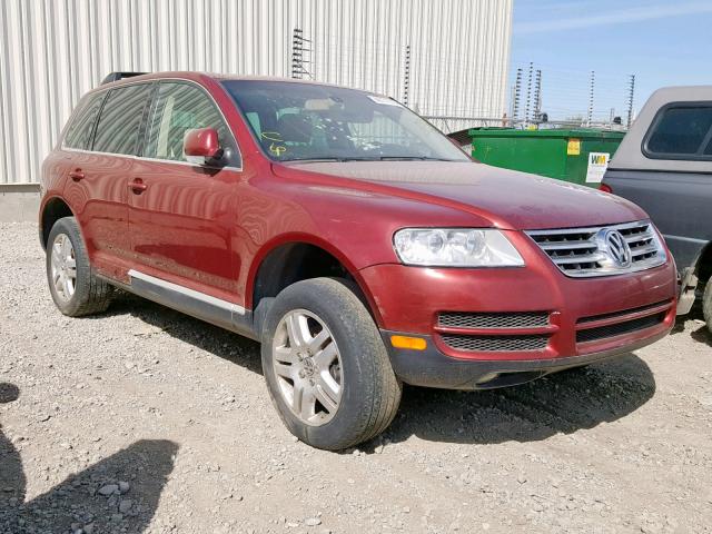 WVGCM67L04D066191 - 2004 VOLKSWAGEN TOUAREG 4. RED photo 1