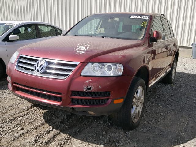 WVGCM67L04D066191 - 2004 VOLKSWAGEN TOUAREG 4. RED photo 2