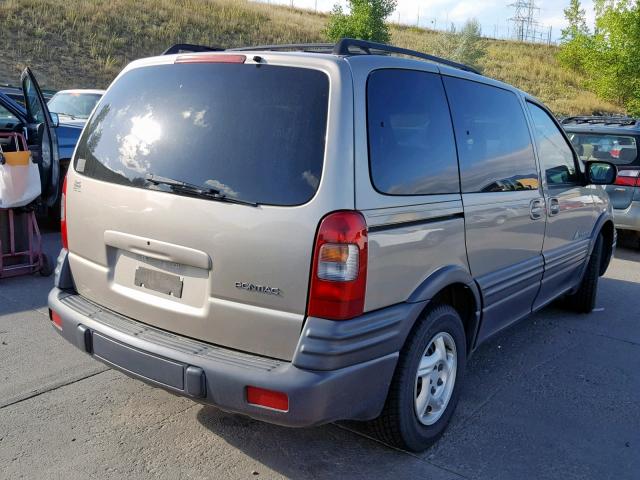 1GMDU23E6YD121270 - 2000 PONTIAC MONTANA EC TAN photo 4