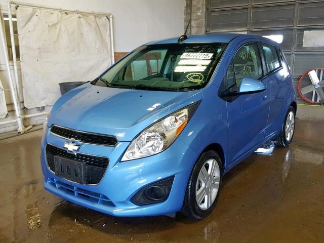 KL8CA6S97FC754957 - 2015 CHEVROLET SPARK LS BLUE photo 2