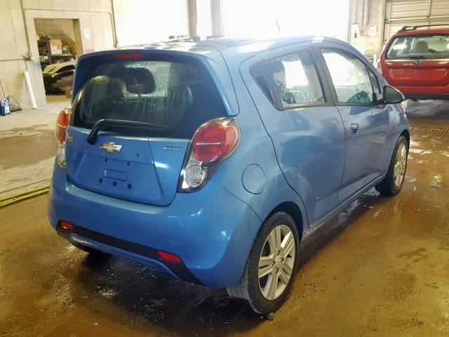 KL8CA6S97FC754957 - 2015 CHEVROLET SPARK LS BLUE photo 4