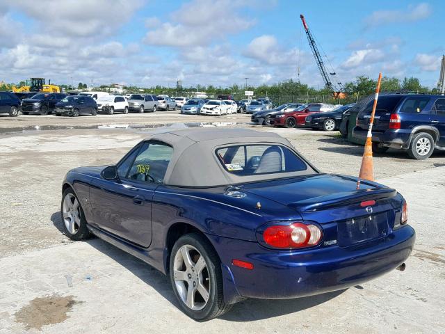 JM1NB353930309930 - 2003 MAZDA MX-5 MIATA BLUE photo 3