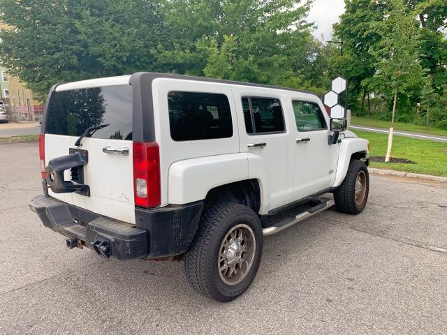 5GTDN136068232609 - 2006 HUMMER H3 WHITE photo 3