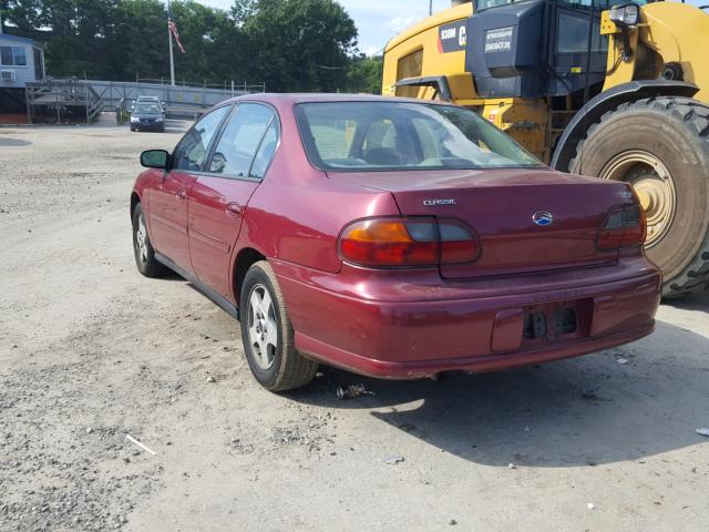 1G1ND52F64M669633 - 2004 CHEVROLET CLASSIC RED photo 3