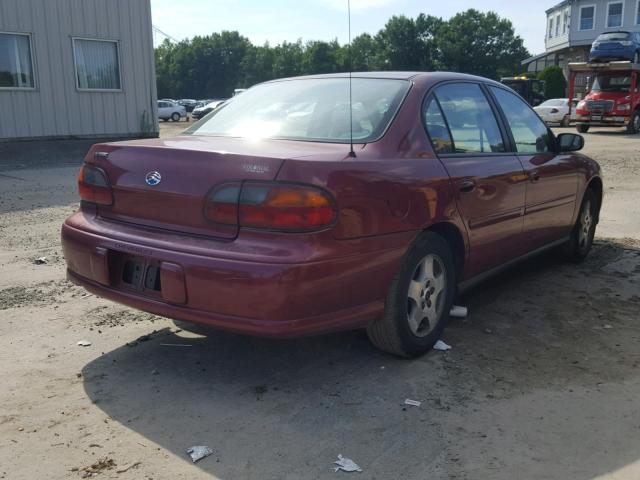 1G1ND52F64M669633 - 2004 CHEVROLET CLASSIC RED photo 4