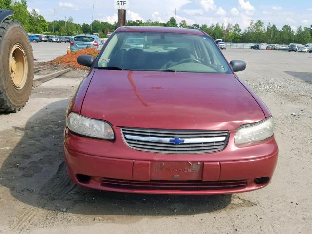 1G1ND52F64M669633 - 2004 CHEVROLET CLASSIC RED photo 9