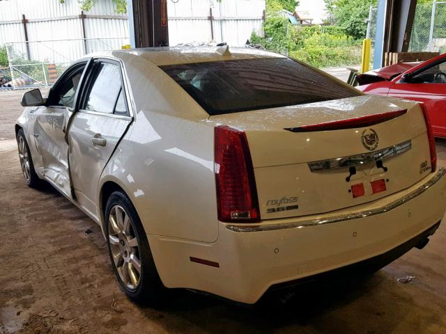 1G6DT57V090154778 - 2009 CADILLAC CTS HI FEA WHITE photo 3