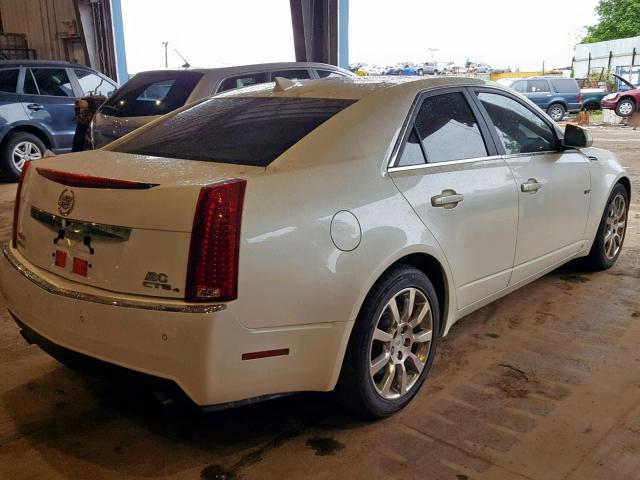 1G6DT57V090154778 - 2009 CADILLAC CTS HI FEA WHITE photo 4