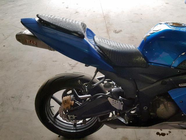 JKBZXJC125A018004 - 2005 KAWASAKI ZX636 C1 BLUE photo 6