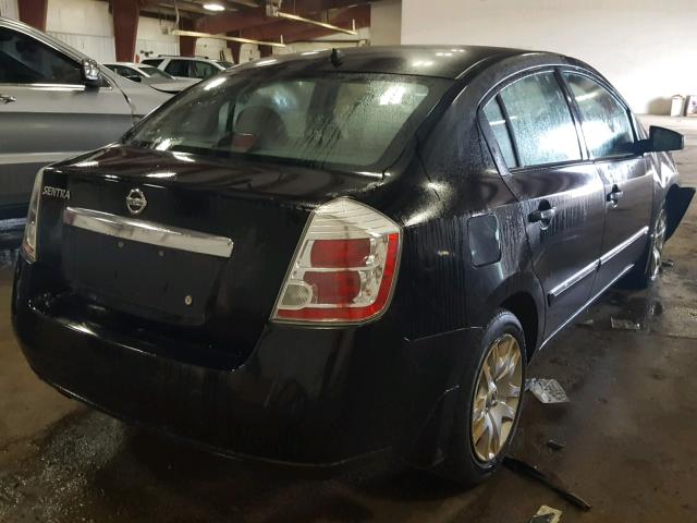 3N1AB6AP7AL637259 - 2010 NISSAN SENTRA 2.0 BLACK photo 4