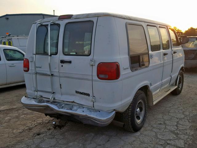 2B6HB11X2WK162996 - 1998 DODGE RAM VAN B1 WHITE photo 4