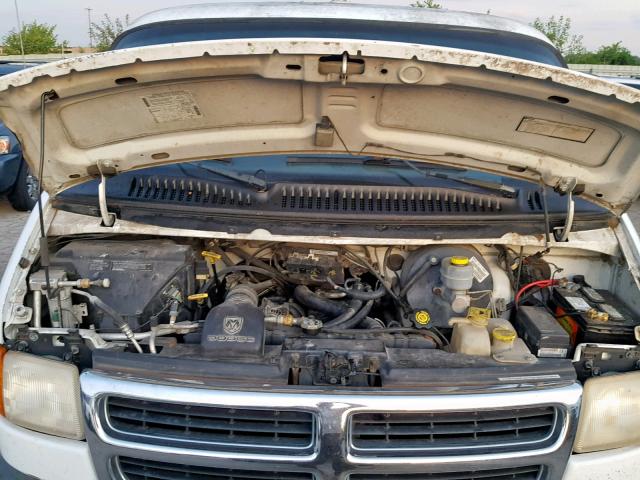 2B6HB11X2WK162996 - 1998 DODGE RAM VAN B1 WHITE photo 7