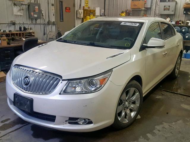 1G4GD5ED6BF264847 - 2011 BUICK LACROSSE C WHITE photo 2