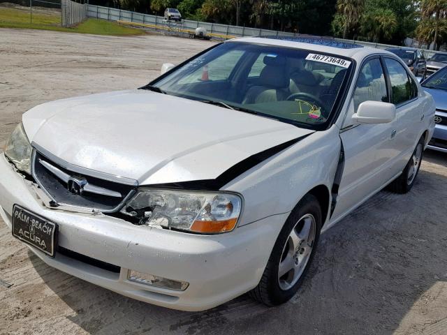 19UUA56682A036539 - 2002 ACURA 3.2TL WHITE photo 2