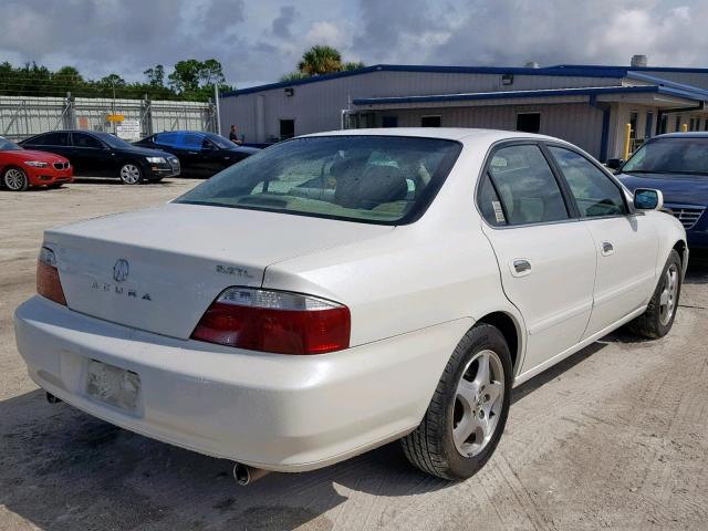 19UUA56682A036539 - 2002 ACURA 3.2TL WHITE photo 4