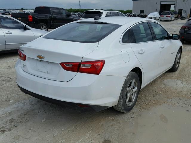 1G1ZB5ST7HF121826 - 2017 CHEVROLET MALIBU LS თეთრი ფოტო 4