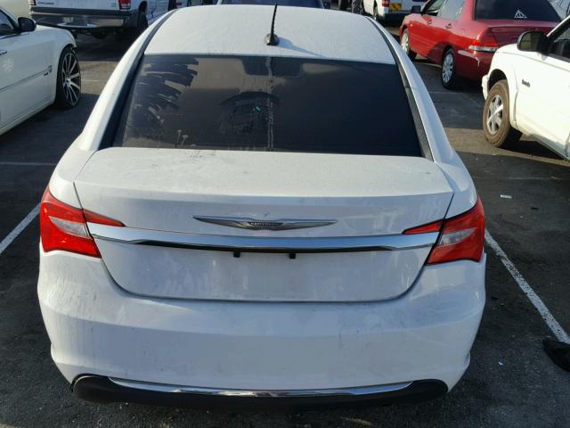 1C3CCBAB8EN213308 - 2014 CHRYSLER 200 LX WHITE photo 9