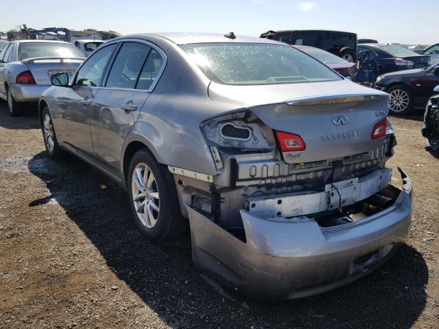 JNKCV61F19M364145 - 2009 INFINITI G37 GRAY photo 3