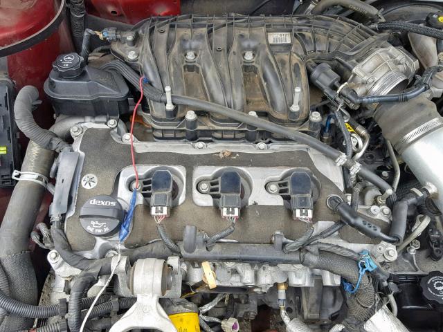 2G1WB5E30E1183568 - 2014 CHEVROLET IMPALA LIM RED photo 7