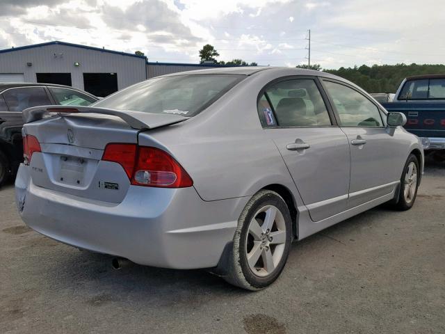 1HGFA16887L029878 - 2007 HONDA CIVIC EX SILVER photo 4