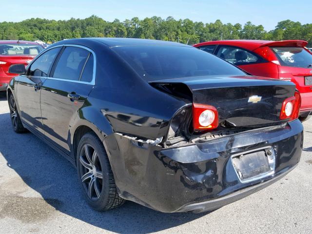 1G1ZA5E03A4157390 - 2010 CHEVROLET MALIBU LS BLACK photo 3