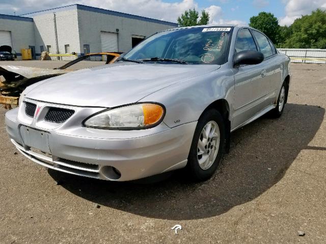1G2NF52E53C267068 - 2003 PONTIAC GRAND AM S SILVER photo 2