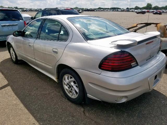 1G2NF52E53C267068 - 2003 PONTIAC GRAND AM S SILVER photo 3