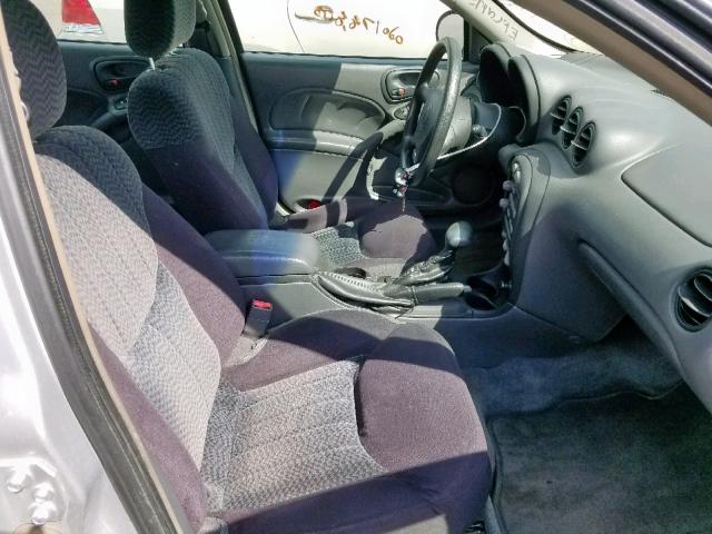 1G2NF52E53C267068 - 2003 PONTIAC GRAND AM S SILVER photo 5