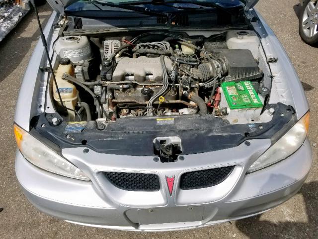 1G2NF52E53C267068 - 2003 PONTIAC GRAND AM S SILVER photo 7