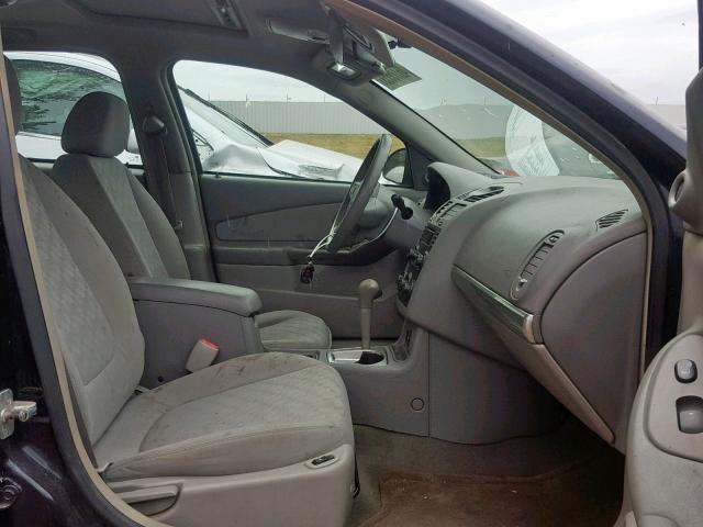1G1ZT64865F341028 - 2005 CHEVROLET MALIBU MAX 蓝色 照片 5