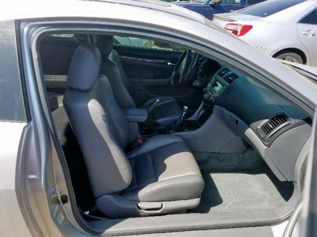 1HGCM81616A002699 - 2006 HONDA ACCORD EX SILVER photo 5