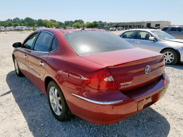 2G4WE587571249205 - 2007 BUICK LACROSSE C RED photo 3