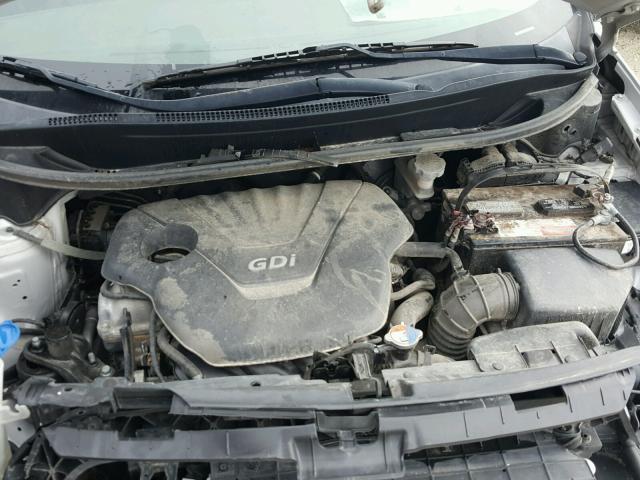 KNADM4A38E6332257 - 2014 KIA RIO LX GRAY photo 7