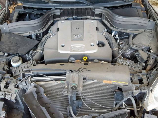 JN1AJ0HP9CM401257 - 2012 INFINITI EX35 BASE BURGUNDY photo 7