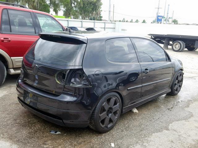 WVWFV71K87W045330 - 2007 VOLKSWAGEN NEW GTI FA BLACK photo 4