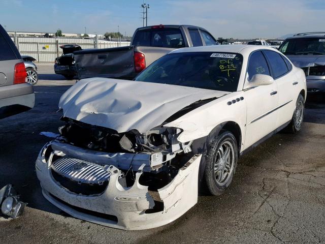 2G4WC582081241198 - 2008 BUICK LACROSSE C WHITE photo 2