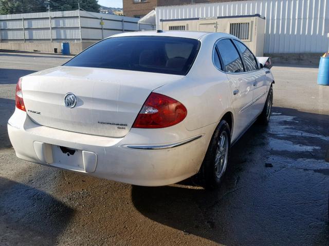 2G4WC582081241198 - 2008 BUICK LACROSSE C WHITE photo 4