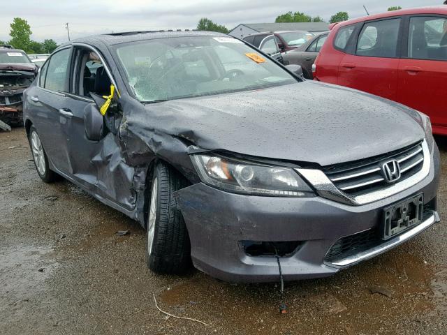 1HGCR2F86FA017952 - 2015 HONDA ACCORD EXL GRAY photo 1