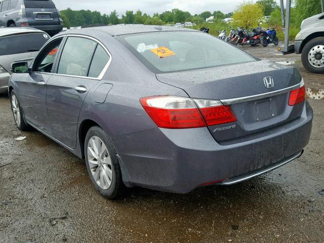 1HGCR2F86FA017952 - 2015 HONDA ACCORD EXL GRAY photo 3