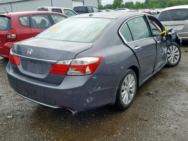 1HGCR2F86FA017952 - 2015 HONDA ACCORD EXL GRAY photo 4